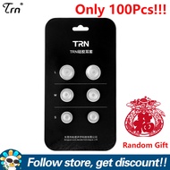 TRN Eartips Add Random Gift 3 Pairs(6pcs) L M S Silicone Ear Tips Earbuds EarPad For KZ Symphony ZSN