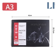 Sổ vẽ giấy vẽ Sketch Pad khổ A3/A4/A5 200gsm 30 tờ Giorgione