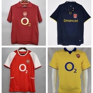 02-04 Arsenal Home Retro Soccer Jersey 2005 2006 Arsenal Retro Soccer jersey long sleeves Vintage Football Shirt Classic Kit เสื้อแมนยู ชุดฟุตบอลผู้ชาย เสื้ออาร์เซนอล เสื้อฟุตบอลยุค90 เสื้อฟุตบอลย้อนยุค