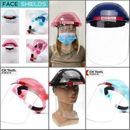 FACE SHIELD/TRANSLUCENT FACE SHIELD/POLYCARBONATE/CK BRAND/with CERTIFICATE/MEDAL
