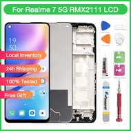 ORIGINAL LCD with Frame For Realme 7 5G RMX2111/OPPO A73 2020 5G LCD Touch Display Screen Digitizer 