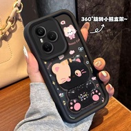 For  Honor 400 200 smart 90 70 50 Pro 200 lite X7C 手机壳 猫咪气囊壳 保护套