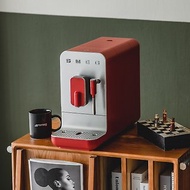 【SMEG】義大利全自動義式咖啡機-魅惑紅