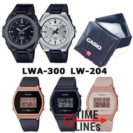 !!ประกันพร้อมกล่อง CMG!! CASIO ของแท้ รุ่น LW-204 LWA-300H นาฬิกา สายเรซิ่น พร้อมกล่องและรับประกัน 1ปี LW204 LWA300 LW-204-1A LW-204-1B LW-204-4ALWA-300H-2ELWA-300H-7ELWA-300HRG-5E