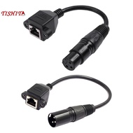 [tishita] 1 Pair 3 Pin XLR to Female Adapter Cables, Extension Cable for Dmx Con Controller Series