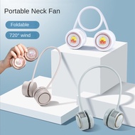 Portable Neck Fan kipas mini fan Foldable Mini Fan USB Rechargeable Bladeless Hanging necklace mobile Fan kipas mini cooling air conditioner usb fan bladeless fan mini 風扇