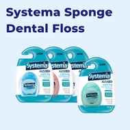 Systema Sponge Dental Floss 40m 4pcs Gum Care Soft