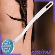 [Kokiya2] Body Cream Lotion Applicator Back Leg Massager Body Scrubber Mobility Aid Tool White