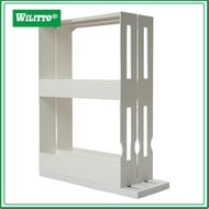 Swivel Rack Versatile Rotating Storage Rack Adjustable Sliding Spice Rack Organizer Large Capacity S