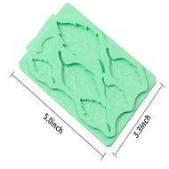 Silicone Mold - Pink Leaves 7c - Baking - Jelly - Cake Decoration Available in Many Designs