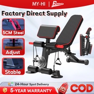 Adjustable Dumbbell Workout Bench Sit Up Bench Adjustable Folding Weightlifting Bench Squat Rack Che