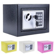Electronic White Safe Box Digital Security Keypad Lock Office Home Hotel 4 x AA