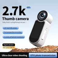 Mini Neck Mounted 2.7K HD Thumb Action Cam Outdoor Riding Recorder Hanging Neck Camera