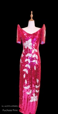 MESTIZA MODERN FILIPINIANA GOWN FOR WOMEN