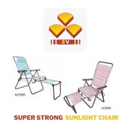 JHD 3V Sunlight Chair 32mm Pipe / Kerusi Malas / Leisure Chair With Copper Hammertone Frame (Random 