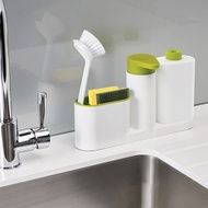 YFGXBHMX Multifunctional Washing Sponge Storage Sink Detergent Soap Dispenser Storage Rack Hand Sani