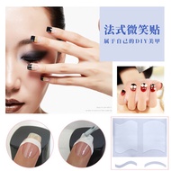 Ready Stock💕French Nail Sticker Tip Guides Nail Sticker 01-22 Design💕美甲法式指甲纸💕Buddingpop Beauty Diary