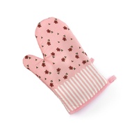 1pc Kitchen Oven Mitts Heat Resistant Microwave Insulated Glove for Cooking Baking BBQ Pot Holder