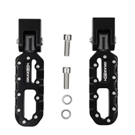 Motorcycle Foot Pegs Foldable Rear Footpeg M8 Install Bolts For Electric Motorbike Ebike 90 Degree F