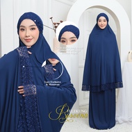 Telekung Khadijah Lace by telekung Siti (Ready Stock )