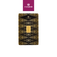 HABIB 2.5g 999.9 Gold Bar (Songket Collection)  - Manufactured by LBMA Goods Delivery Refiner