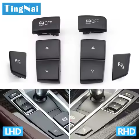 LHD RHD Car Antislip OFF Sport Comfort Model Radar Parking Switch Button For BMW 5 6 X3 X4 Series F1