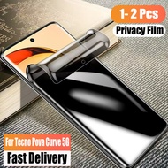 1-2 Pcs Tecno Pova Curve 5G  Soft Privacy Hydrogel Screen Protector Film For Tecno Slim Camon 40 30s