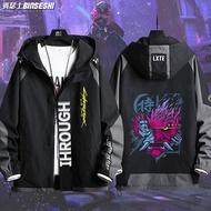 Cyberpunk 2077 Hoodie Jacket Unisex Oversized Loose Streetwear Gaming Merch Casual Warm Coat Men Wom