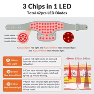 Red Light Therapy Neck Heating Pad 660nm 850nm 940nm for Pain Relief Knee Legs
