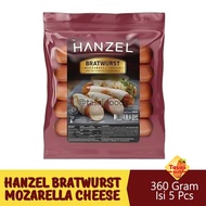 Hanzel Bratwurst Mozarella Cheese Sausages 360 Gram Sosis