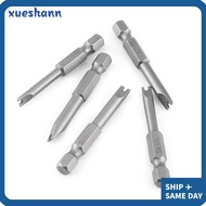 XUESHANN 5 PCS U Shape Screwdriver Bits, Magnetic 1/4 Inch Hex Shank U Type Drill Bits, U4 U5 U6 U7 