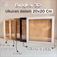 3d frame 20x20cm | 3d Frame | Figura Fiber | Photo frames | Photo figures | Photo Frame
