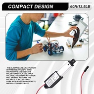Micro Linear Actuator 1" Stroke 60N/13.5lb Speed 30mm/S Mini Electric Waterproof Actuator Motor Line
