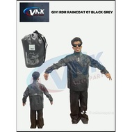 RAINCOAT RDR GIVI BLACK GREY (S , M , L , XL , 2XL , 3XL , 4XL , 5XL , 6XL)