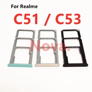 SIM Card Tray for Oppo Realme C53 C51 Cellphone Part