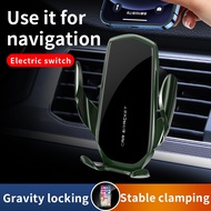 Car handphone holder stand wireless charging navigation gravity black technology gift dad boyfriend brother brother back room