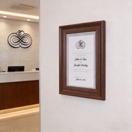 A4 Patent Certificate Holder A3 Wooden Acrylic Photo Frame Award Certificate Wall Display
