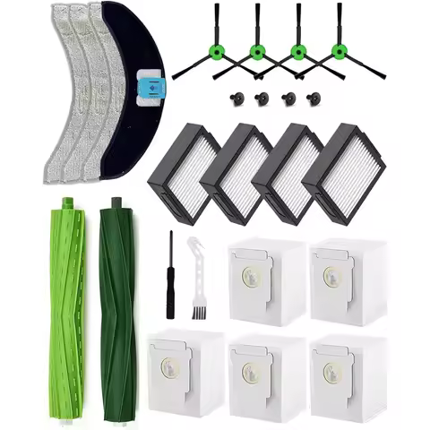 BAAM-Replacement Parts Set For Irobot Roomba Combo J7/J7+/J9/J9+/10 Max Vacuum Cleaner Accessories