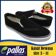 PALLAS JAZZ CASUAL COLOR SHOES SLIP ON Kasut Pallas Jazz 4070112BK