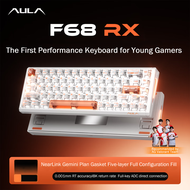 AULA | AULA F68 RX Magnetic Switch Gaming Keyboard Wired 0.001mm RT 8K 256K Scan Rate Hot-Swappable