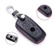 For BMW 1 3 4 5 6 7 Series GT E34 E46 E60 E90 F10 F30 F20 4 Buttons Car Key Prptection Case 4D Leath