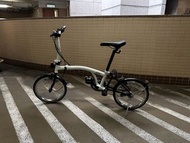 Mint Folding Bicycle White/Black