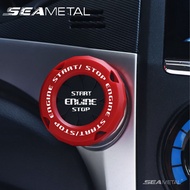 SEAMETAL ฝาครอบปุ่ม ครอบปุ่มสตาร์ท start ฝาครอบปุ่มสตาร์ท push start โตโยต้า มิตซูบิชิ Toyota Ford K