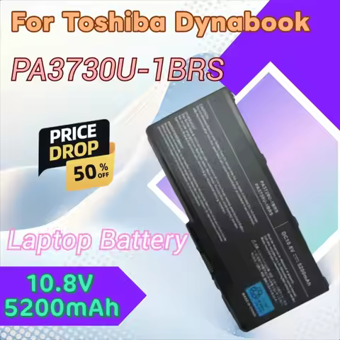 New 10.8V 5200mAh PA3730U-1BRS Laptop Battery PA3729U-1BRS for Toshiba Dynabook X505 X500 Satellite 
