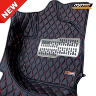 MatPro พรมปูพื้นเข้ารูป 6D Premium Fitted Leather Car Mats สำหรับรถรุ่น New Isuzu D-max Cab 2020-202
