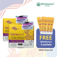 [BUY 2 FREE 5s] BerryBright Elderberry-C Advanced Immunity Formula with Vitamin C+Zinc 2.2g x30s x2 
