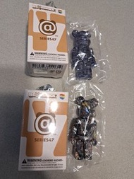 Medicom be@rbrick series 47 jelly & Jackon pollock 100% bearbrick