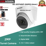 Hikvision CCTV 2MP Full HD IR 20M Turret Camera CCTV Camera High quality imaging Indoor Wired Night Vision Analog Camera