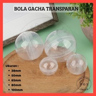 GACHA ball transparent Clear transparent ball christmas chocolate bomb mold empty ball