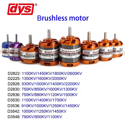 DYS 2225 2822 2212 2830 2836 3530 3536 3542 3548 Brushless Motor For Fixed-wing/MultiCopter/QuadCopt